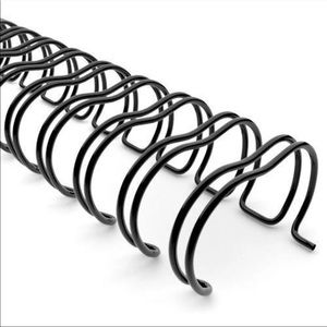 Wire-O 7/8 2:1 Pitch Twin-Loop Binding Spines Black